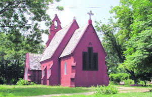 Christ Church in a state of neglect in Ludhiana. 
