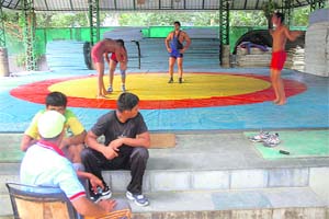 The Chhatrasal stadium in New Delhi where Sushil Kumar trained before the Olympics