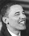  Barack Obama accepting the Democratic Party nomination as US Presidential candidate