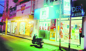 A view at a Jammu market on Sunday after the Sangharsh Samiti suspended the agitation after over two months.