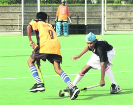 A match in progress at PAU in Ludhiana.