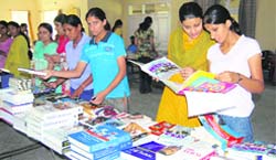 Guru Nanak Khalsa College for Women organised a three-day book fair on the college premises