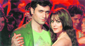 Shiney Ahuja and Preity Zinta in Jahnu Baruas Har Pall
