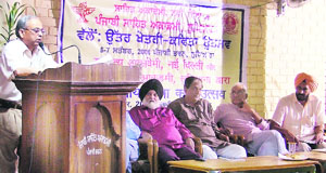 Northern region poetic recitation festival under way at Punjabi Bhawan. 