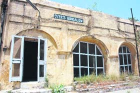 The bungalow of Gen O’Dyre at historic Gobindgarh Fort in Amritsar