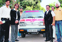 Free legal aid van "justice-on-wheels" which has started operations in the tricity.
