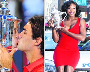Winning the US Open has special significance for both Roger Federer (L) and Serena Williams