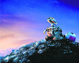 The characters in Andrew Stantons Wall-e are visually superb with humanistic features