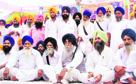 Members of the SAD (A) during a political rally