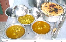The inferior quality food that is given to the students under the scheme