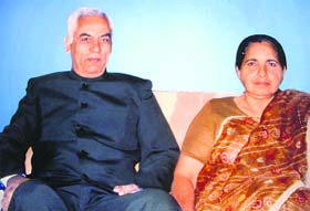 A file photo of the murdered couple