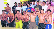 Contestants selected by the Punjab Amateur Bodybuilding Association to take part in the Mr India Bodybuilding Championship to be held in Pune.