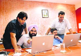 Impinge solutions: The foursome have followed their dreams