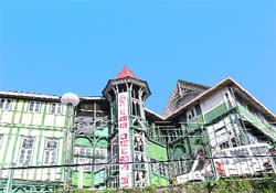 The Din Dayal Hospital in Lower Bazaar, Shimla. 
