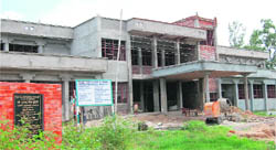 The upcoming trauma centre at civil hospital in Ambala City