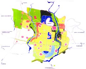 The master plan of the Mullanpur Planning Area