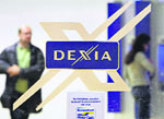 Customers visit a Dexia bank in Brussels on Tuesday. Belgian-French financial services group Dexia will receive a capital boost of 6.4 billion euros ($9.18 billion) from Belgium, France, Luxembourg and key shareholders. 