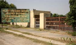 The dry port at Bathinda wears a deserted look as there is hardly any activity in the sprawling complex.