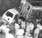 The site of the accident.