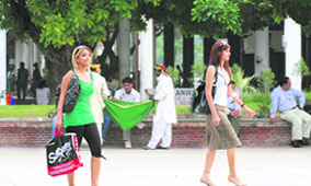 Polythene bags are still around in spite of the ban in Chandigarh.