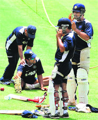 Team India have started their prepration camp for the series.