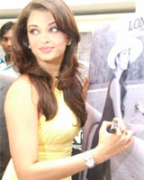 Aishwarya Rai Bachchan at Ambience Mall in Gurgaon on Saturday.