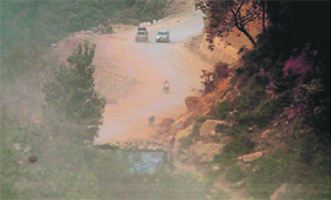 The road to the famous shrine of Vaishno Devi is in bad shape and needs urgent repairs.