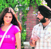 A still from Punjabi film Sat Sri Akal