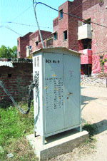 These boxes containing bulk domestic meters have proved to be a boon for the PSEB. 