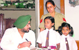 The girls who were found at the railway station in Ludhiana 