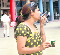 Radiation from mobile phone may be enough to boil an egg as per a reasearch, but the cappuccino crowd continues to be unmindful of the danger posed by electromagnetic waves. 