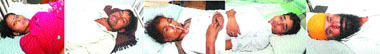 Dengue patients undergoing treatment at a private hospital in Jalandhar. 
