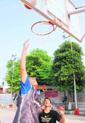 Players in action during the CBSE Basketball Championship on Sunday.