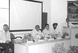NIPER director Prof P. Rama Rao speaks at the inaugural function of a two-week course in Mohali