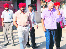Rana Iqbal Singh Jolly, a Kasauli-based hotelier, being produced in Mohali court on Wednesday.