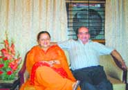 Neelam Nayyar and her husband