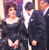 Actress Gina Lollobrigida arrives for a National Italian American Foundation awards gala in Washington on Saturday. Lollobrigida was given the lifetime achievement award in entertainment at the gala. 