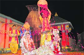 Raas Leela being performed at Virasat 08 in Dehradun. 