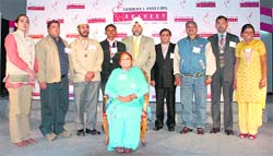 Winners of the Godfrey Phillips Bravery Awards at Shimla