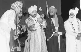 Artistes of Harpal Tiwana Foundation stage ‘Mittar Pyare Nu’ at the Ropar Heritage Fest on Saturday.