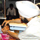 Several persons were admitted to hospitals with burn injuries.   