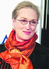 Actor Meryl Streep poses at a screening of her film Doubt during the opening night of AFI Fest-2008 in Hollywood, 
