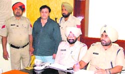 Accused Vivek Kumar in police custody