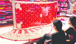 Customers at Riwaz outlet in Ludhiana
