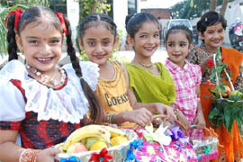 Fruit day was celebrated at St Soldier Divine Public School in Jalandar on Tuesday.