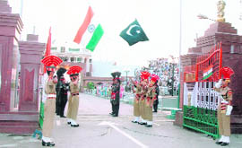 The Retreat in progress at the Wagah.