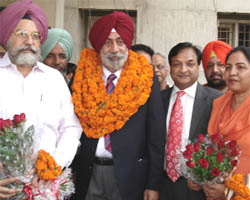 Newly-appointed vice-chancellor of the Baba Farid Unversity of Health Sciences Shaminder Singh Shergill.