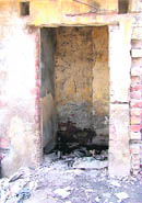 bathroom in a dilapidated condition at Government Primary School, Jail Road, Ludhiana.