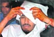 An injured Brinder Dhillon, who received head injuries immediately after the attack.