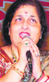 Anuradha Paudwal at Haridwar Mahotsav.